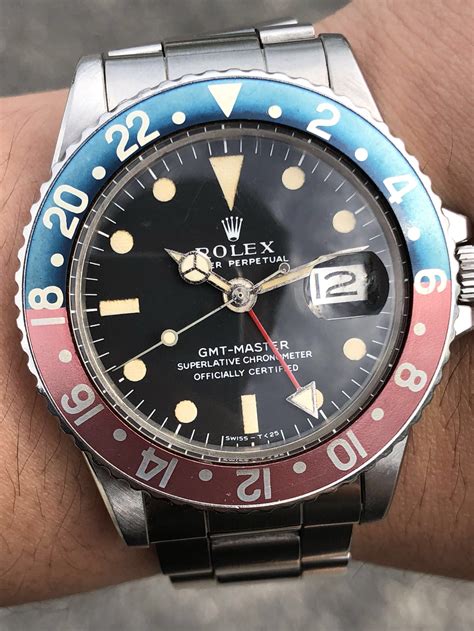 Rolex Gmt Master Mark 1 Long E Dial Vintage 1960s 1969 